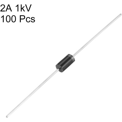 RL207 Rectifier Diode 2A 1kV Electronic Silicon Diodes 100pcs 2