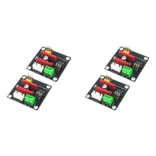 4Pcs DRV8825 A4988 3D Printer 42 Stepper Motor Driver Controller Expansion Module for Arduin R3 Ramps1.4  Motor Driver