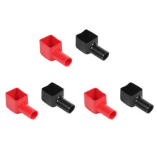 3 Paar +Zwarte Auto Accu Terminal Covers Isolatiekappen Positief+Negatief Voorkomen Dat Alkali Naar Buiten Kruipt