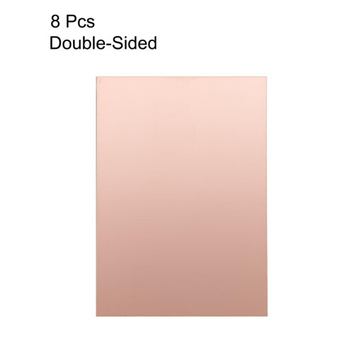 8pcs 100x70mm Double Sided Copper Clad Laminate PCB Circuit Board FR4 2mm Thickness DIY Prototyping PCB Board 1
