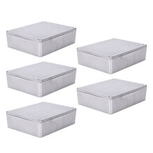 5 Pc Guitar Effects Pedal Aluminum Stomp Box Enclosure for DIY Guitar Pedal Kit 1590BB