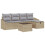 VidaXL vidaXL Sofa Set 5 stk. Poly-Rattan 4