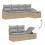 VidaXL vidaXL Sofa Set 5 stk. Poly-Rattan 10