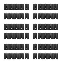 60 Stuks 21X15X11Mm Zwart Aluminium Koellichaam voor TO-220 Mosfet-Transistors