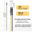 100pcs 5mm LED Diode Lights, Yellow Light DC 12V Pre-Wired Small Emitting LED Light High Brightness 3