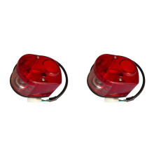 2X Fanale Posteriore Freno Moto per St70 Dax St50 St90 Ct50 Ct70