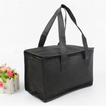 6X Tragbare Isolierte Lunchtasche, Kühltasche, Bierliefertasche, Faltbare Thermo-Picknicktasche, Warmhaltetasche für Kalte Speisen