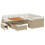 VidaXL vidaXL Gartensofa-set 12 stk. Beige Poly-Rattan 2