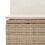 VidaXL vidaXL Gartensofa-set 12 stk. Beige Poly-Rattan 8