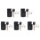 5X 2 Button  Remote Key Case Shell and Blade for   Verso Prius 1