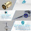 Handle Stem Assembly Fits for Brass Faucets Replace 002713-40 002714-40,  Cold Side Spindle Assembly 1
