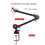 2X Heavy Duty Microphone Arm Stand Adjustable and Foldable for Studio and Live Performances 1