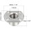 Weld Nuts,7/16-20 Tab Base Carbon Steel Machine Screw 4 Projection Silver 10Pcs 2
