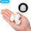 Plastic Dome Nut Protection Cap Covers, M10 Nut Cover White 25pcs 3