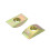 20pcs M8 Half Moon Nuts Washers, Iron Solid Half Moon Lock Washer, Spacer Connector Hardware Fittings, Bronze 4