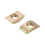 12pcs M10 Half Moon Nuts Washers, Iron Solid Half Moon Lock Washer, Spacer Connector Hardware Fittings, Bronze 4