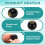4Pcs Threaded Ball Knobs, M5 x 20mm Phenolic Plastic Thread Ball Handles Balls Nuts Knob Caps Nut Balls with Threaded Insert for Machine Lever Handle 3