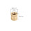 knurled Insert Nuts, 50Pcs M3 x 0.5mm Female Thread Brass Threaded Insert Embedment Nut for 3D Printer 2