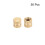 knurled Insert Nuts, 50Pcs M3 x 0.5mm Female Thread Brass Threaded Insert Embedment Nut for 3D Printer 3