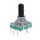 360 Degree Rotary Encoder Code Switch Digital Potentiometer 3 Pins 20mm D-Shaft 2Pcs 6
