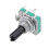 360 Degree Rotary Encoder Code Switch Digital Potentiometer 3 Pins 20mm D-Shaft 2Pcs 4