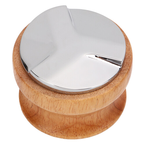 58mm Kaffeeverteiler Holzgriff Edelstahl 2