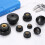 2Pcs Knurled Thumb Nuts, M6 x 21mm Clamping Nuts Round Knobs Fasteners Copper Core Lock Nut for 3D Printer Parts, Machine Tools(Black) 5