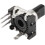 360 Degree Rotary Encoder Code Switch Digital Potentiometer 3 Pins 14.3mm D-Shaft 10pcs 5