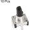 360 Degree Rotary Encoder Code Switch Digital Potentiometer 3 Pins 14.3mm D-Shaft 10pcs 3
