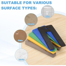 25Pcs Horseshoe Tile Spacers, 1/8 Inch U Shape Tile Shims, Plastic Shims for Leveling System, Ceramic Floor Wall Installation, Level Windows, Toilet,