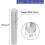 M14 x 100mm 304 Stainless Steel Right Hand Thread Fully Threaded Rod Stud 5PCS 2