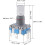 360 Degree Rotary Encoder Code Switch Digital Potentiometer 5 Pins 15mm D-Shaft 5Pcs 3