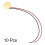 10 Pcs Piezo Discs 12mm Acoustic Pickup Transducer Ceramic Leads Trigger Buzzer Drum Guitar 4