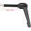 M10 x 50mm Handle Adjustable Clamping Lever Thread Push Button Ratchet Male Threaded Stud Knobs Locking Rotating Screw Handles Quick Release Bolt Blac 3