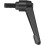 M10 x 20mm Handle Adjustable Clamping Lever Thread Push Button Ratchet Male Threaded Stud Knobs Locking Rotating Screw Handles Quick Release Bolt Blac 2