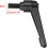 M10 x 20mm Handle Adjustable Clamping Lever Thread Push Button Ratchet Male Threaded Stud Knobs Locking Rotating Screw Handles Quick Release Bolt Blac 3