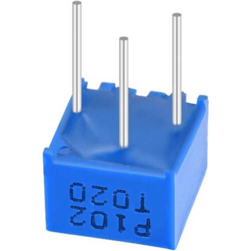 3362 Trimmer Potentiometer 1K Ohm Top Adjustment Horizontal Variable Resistors 5Pcs 2