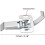 5.16-inch Galvanized Draw Toggle Latch with Spring-Steel Hook 2