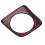 1 Pcs Automatic Shift Panel Carbon Style Central Control Panel & 4 Pcs Car Side Door Handle Frame Cover Trim 10