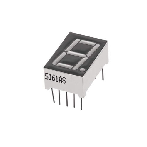 Display Digital Tube Module 1 Bit Common Cathode Red LED 10pcs 1