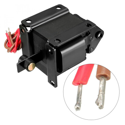 SA-2502 AC220V 14.7N 15mm Pull Push Type Open Frame Linear Motion Solenoid Electromagnet 2