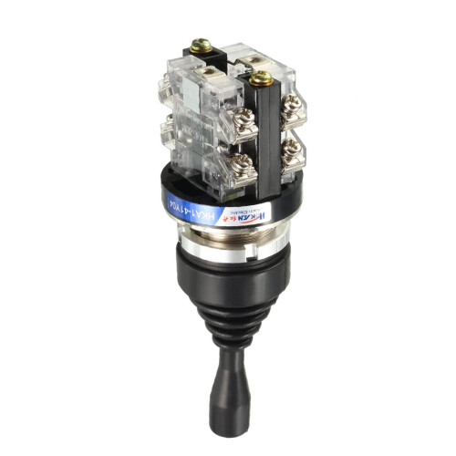 Joystick Switch Controllers 4 Position 4NO Latching Type 150V/250V/600V 30mm Panel Mount HKA1-41Y04 2