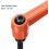 M5 x 25mm Handle Adjustable Clamping Lever Thread Push Button Ratchet Male Threaded Stud Knobs Locking Rotating Screw Handles Quick Release Bolt Orang 4