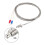 K Type Thermocouple Temperature Sensors M8 Thread Probe with 2M/6.6Ft Wire 2pcs 2