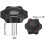 Clamping Handle Screw Knobs Handle Star Knob M6 x 20mm Male Thread 2pcs 2