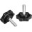 Clamping Handle Screw Knobs Handle Star Knob M6 x 20mm Male Thread 2pcs 3
