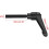 M10 x 60mm Handle Adjustable Clamping Lever Thread Push Button Ratchet Male Threaded Stud Knobs Locking Rotating Screw Handles Quick Release Bolt Blac 3