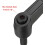 M8 x 20mm Handle Adjustable Clamping Lever Thread Push Button Ratchet Male Threaded Stud Knobs Locking Rotating Screw Handles Quick Release Bolt Black 4