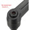 M10 x 35mm Handle Adjustable Clamping Lever Thread Push Button Ratchet Male Threaded Stud Knobs Locking Rotating Screw Handles Quick Release Bolt Blac 4