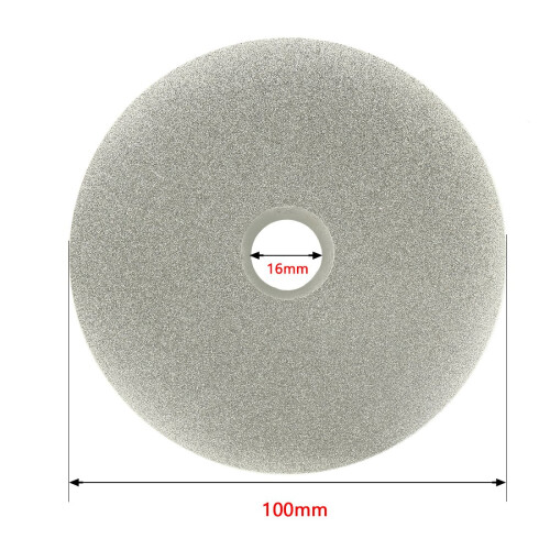 100mm 4-inch Grit 150 Diamond Coated Flat Lap Disk Wheel Grinding Sanding Disc 1